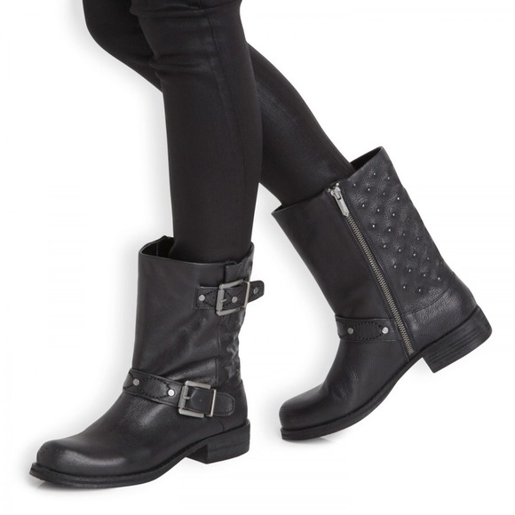 Sam Edelman Shoes - 🎉FREE SHIP🎉Sam Edelman stud leather moto boots